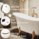 Kit réparation baignoire acrylique Endhokn blanc fissures
