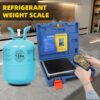 BACOENG Electronic Digital Refrigerant Loading Weight Scales 100 kg for Heating, Ventilation and Air Conditioning, LCD Display with