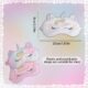 3 Pieces Licorne Masques de Sommeil Kit, Yeux Masque, Yeux Bandes pour Femmes Filles Enfants Moelleux Maison Lit Voyager Vol De Voit