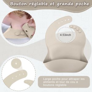 Assiette bébé CUBTEM - Set repas 12 pièces ventouse silicone