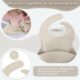 Assiette bébé CUBTEM - Set repas 12 pièces ventouse silicone
