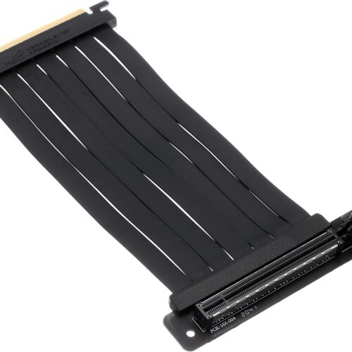ASUS ROG Strix Lift Cable PCI-E 3.0 x16 High Speed Flexible Extension Card Port Extension Adapter 90 Degree (240mm)
