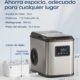 Machine à glaçons acier inoxydable, écran LED, 2 tailles