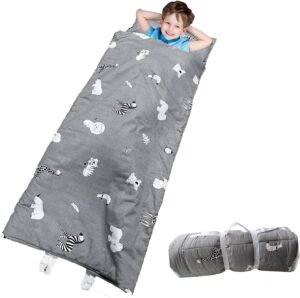 Sac de couchage bébé nid d'ange coton velours imprimé oreilles