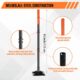 Garden tamper 45-inch steel handle durable soil compactor