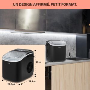 Machine à Glacons Klarstein 1,3 L balles autonettoyante