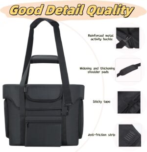 Sac de station d'alimentation portable compatible avec ECOFLOW DELTA 2, sac de transport avec sangles pour station d'alimentation, h
