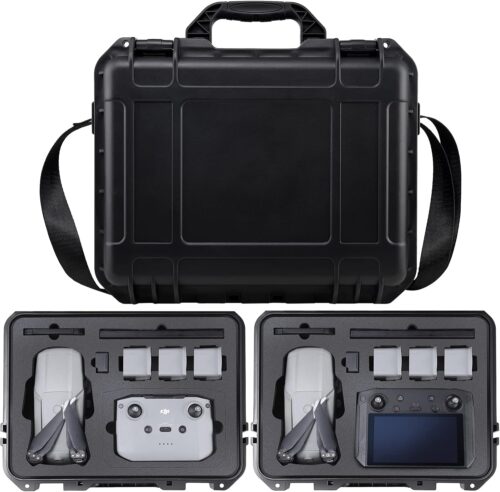 Mallette professionnelle etanche pour drone DJI Air 2s et Mavic Air 2 - Accessoires compatibles avec les manettes DJI RC Pro