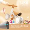 XJD Balance Bike from 1 Year - Toy for 10-24 Months Baby - Mini with 4 Wheels - Toddler Bike - Without Pedals - First Wheel Gift (Br