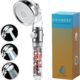71yZBkglSjL._AC_SL1500_.jpg Showery EcoFlow Pommeau de douche haute pression a economie d'eau avec 3 reglages de pulverisation Eco Stop pour douches non electr