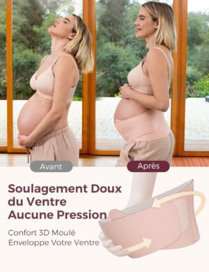Ceinture Grossesse momcozy - Monobloc, Dorsal, respirant
