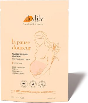 Masque ventre apaisant Daylily - apaise tiraillements et prévient des vergetures