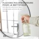 MaisoNovo vaporisateur en verre pour le nettoyage - 500 ml transparent lot de 2 avec 16 etiquettes - pulverisateur - spray vide - Sp
