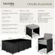 71yyP-17f8L._AC_SL1500_.jpg Salon de jardin en résine tressée TecTake 8 chaises table