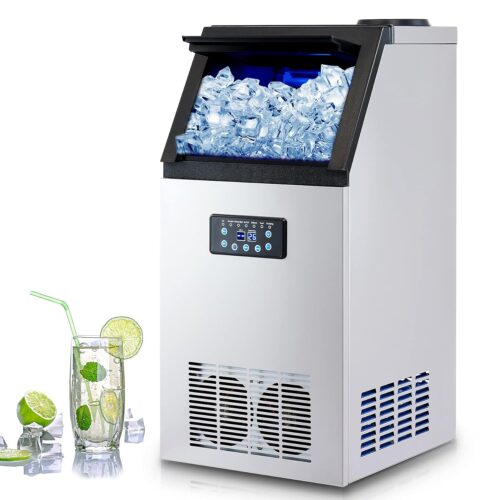 Machine à glaçons commerciale CREWORKS 73 kg/24h inox