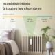 Humidificateur radiateur Praknu céramique 4 pièces crochet