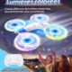 71zQuT6a5TL._AC_SL1500_.jpg Korffe Mini drone pour enfants de 6 7 8 9 et 10 ans et plus, jouet avion telecommande pour enfants et debutants avec lumieres LED, i