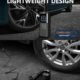 SERVOMASTER Portable Air Compressor, Wireless Car Tyre Inflator with Gauge, Mini Compressor 150PSI 12V DC, Car Accessory for Men, wi