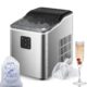 Self-Cleaning Ice Maker, 14kg in 24h, 2 Size Ice Cubes, Portable No Installation, Quiet Under 40dB, Fast Ice Cube Ready in 6 Mins, S