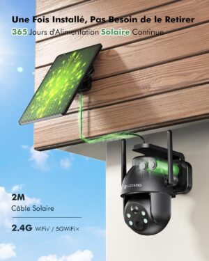 71zmU6oVXiL._AC_SL1500_.jpg Caméra surveillance solaire WiFi 2K YESYAMO 360° PTZ
