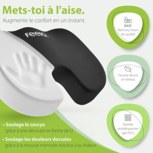 Coussin orthopédique feela 3 degrés - coccyx, bureau