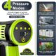 81-NyW17kxL._AC_SL1500_.jpg highsam Pressure Washer Nettoyeur haute pression sans fil 4 vitesses max. 120 bar avec 2 batteries 4,0 Ah, buse rotative 6 en 1 et 1