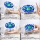 Kizplays Mini Drone UFO, Drone Volant Telecommande, Lumieres LED, Induction Infrarouge, Jouet Volant Telecommande et Rechargeable, D