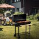 8103YjG9epL._AC_SL1500_.jpg BBQ-Toro Barbecue au charbon de bois avec couvercle - Diametre : 80 x (L) 42 cm - Chariot de barbecue au charbon de bois de qualite