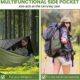 PQETBV Hamac d'exterieur Camping, Hamac de Voyage 2 Personnes, Convient au Camping en Plein Air(270 x 140 cm)