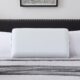 LUCID Memory Foam Pillow 40 x 60 cm Cooling Gel Infused Breathable Cushion Washable Cover Memory Shape Pillow, White