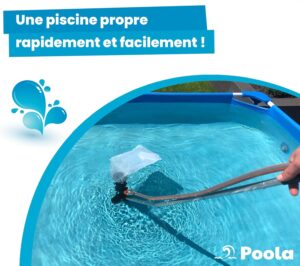 Poola Pool Vacuum Cleaner, Pool Floor Cleaner, 5 Piece Handle Included (140 cm), Bottom Vacuum Cleaner, Pool Vacuum Cleaner, Pool Cl