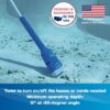 Water Tech Pool Blaster Aqua Broom Pool Vacuum, Hand Held Vacuum for Pool and Spa, Suction Head Width 9.5 cm