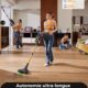 Proscenic P15 Aspirateur Balai sans Fil, 580W50Kpa70Min Aspirateur Sans Fil Puissant,Brosse Anti-Enchevetrement,Autoportante,Teles