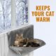 Petlicity Lit de radiateur a suspendre pour chat et chien, chaud et confortable . Solide et durable. Avec housse lavable en machine