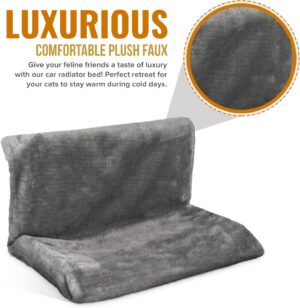 Petlicity Lit de radiateur a suspendre pour chat et chien, chaud et confortable . Solide et durable. Avec housse lavable en machine