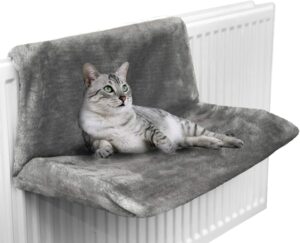 Petlicity Lit de radiateur a suspendre pour chat et chien, chaud et confortable . Solide et durable. Avec housse lavable en machine