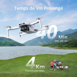 Drone Potensic ATOM LT 2.5K, 40 min de vol, <249 g