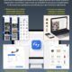 ATOMSTACK P1 Gravureuse Laser Encastree, Mini Machine a Gravurer Laser, Coupeur Laser Portable 5W, Application et Logiciel AtomStack