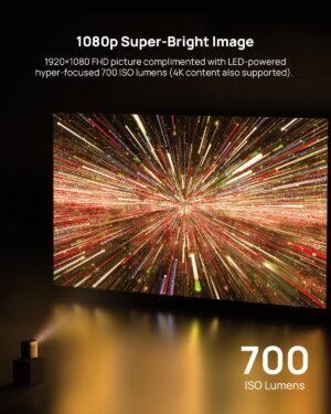 8166J7c7WXL._AC_SL1500_.jpg XGIMI Halo Mini Portable Projector 1080p, 700 Lumens ISO Full HD WiFi Video Projector, Android TV 10.0, Built-in Harman Kardon Spea