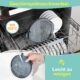 OTOmitra Passoire a pates pour Thermomix TM6 TM5, aide a egoutter et protection anti-eclaboussures, passoire a pates sans BPA, passo