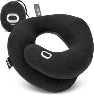 816fGMXxpYL._AC_SL1500_.jpg Oreiller cervical voyage BCOZZY soutien tête et menton