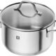 Set 5 marmites ZWILLING inox induction, 4 couvercles