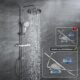 JOHO Adjustable Height Adjustable Shower Column Shower Shower Bathroom Shower System Shower Bath Shower with Shelf Shower with Showe