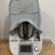 Thermodernizate Housse de protection anti-taches pour Thermomix TM6TM5TM31 Modele avec poche.