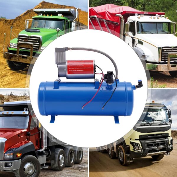 Air Compressor with 6L Tank,12V Electric Air Compressor Compact Air Compressor for Air Horn Kit