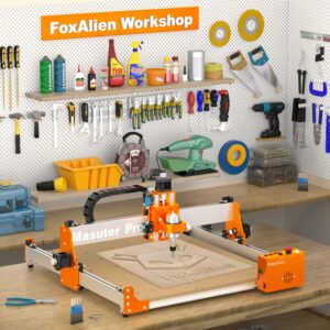 817lSV6TiSL._AC_SL1500_.jpg Machine de Gravure CNC FoxAlien Masuter Pro, Routeur a Bois 3-axes tout En Aluminium pour Graver Le Bois, L'acrylique, Le MDF, Le ny