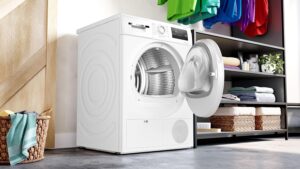 Bosch WTH8300DFR, Serie 4, Seche linge, Pompe a chaleur, 8 kg, Blanc