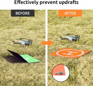 PGYTECH Drone Landing Pad Pro V2, Tapis Datterrissage Pliable pour DJI Air 3SAir 3Air 2SMavic 3 ProAVATA 2AVATAFPVMavic Mini