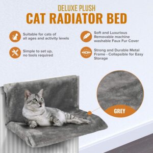 Petlicity Lit de radiateur a suspendre pour chat et chien, chaud et confortable . Solide et durable. Avec housse lavable en machine