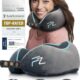 FLOWZOOM Comfy Memory Foam Airplane Car Travel Pillow - Adjustable Airplane Pillow, 360 Degree Support, Washable Plush Cover and Car